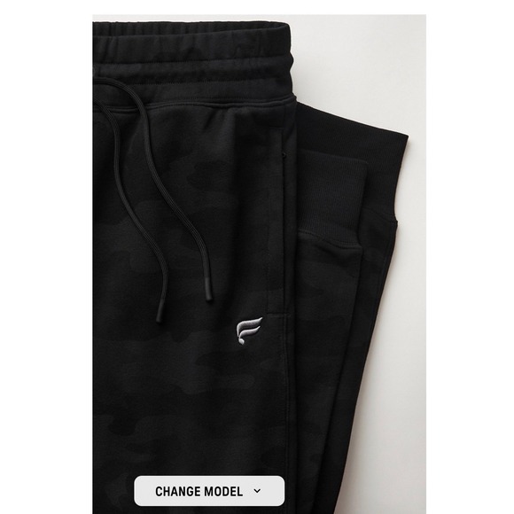 NWT Men's The year round terry Jogger Large dark camo by Fabletics - Picture 12 of 12